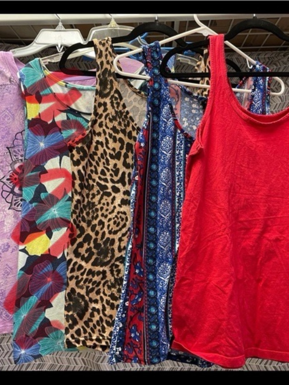 Lot of 4 cotton workout tanks/tees